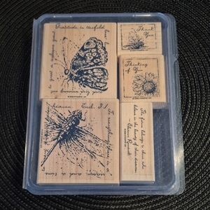 STAMPIN' UP! Retired 2006 'Measure Of A Life' Stamp Set, Set of 5 Stamps